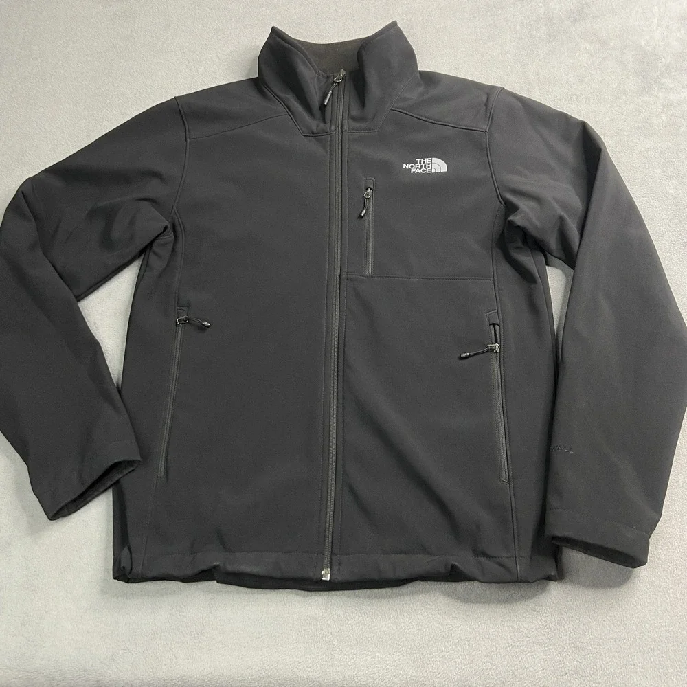 The North‎ Face Jacket Mens Black Small Apex Windwall Outdoor Hiking
